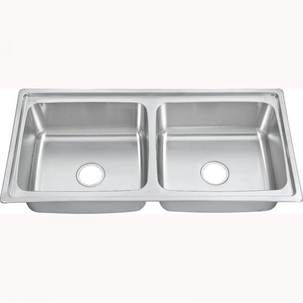 Quality 1000*500MM Stainless Steel Double Bowl Sink for sale