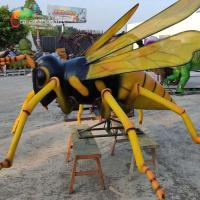 China Waterproof Giant Animatronic Insects Realistic Insects For Botanical Exhibition factory