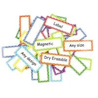 China Printable Reusable Magnetic Dry Erase Labels Removable Whiteboard Label Magnets factory