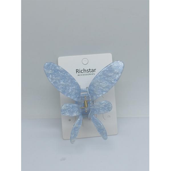 Quality Reusable Acrylic Hair Accessories Butterfly Claw Clip For Girls for sale