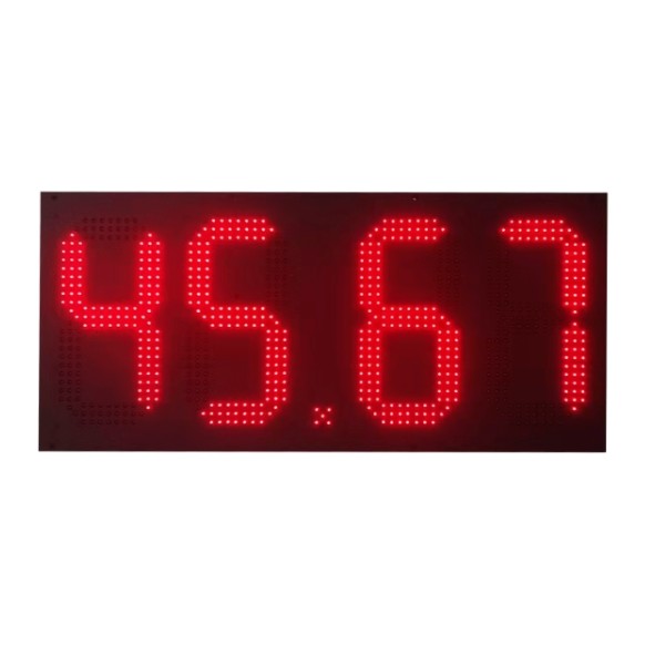 Quality 240mm Height LED Gas Price Signs Outdoor Waterproof Led Screen Digital Display for sale