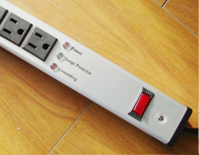 Quality American 7 Outlet Power Strip With Long Cord , Multi Outlet Power Bar UL for sale