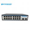 China SFP Ethernet Network Switch 8W Max Power Wall Mounts Installation 207mm × 140mm × 45mm factory