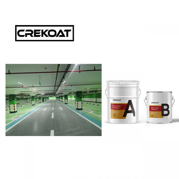 Quality HB Industrial Epoxy Floor Coating Corrosion 1mm Coloured Floor Paint for sale