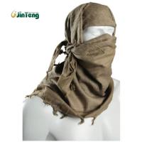 Quality 100% Cotton Tactical Desert Shemagh Adaptability Lightweight Sun Sand Protection for sale
