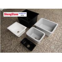 China Flat Edge Epoxy Resin Sink Laboratory Furniture Small Lab Sink Color Customized for sale