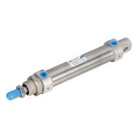China CM2 Series Stainless Steel Mini Cylinder , Single Acting Air Cylinder With Rubber Cushion factory