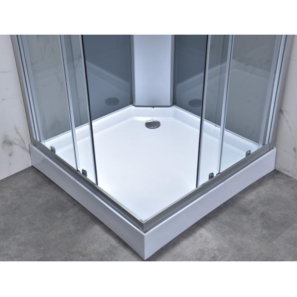 Quality 1-1.2mm 5mm Glass Shower Enclosures Aluminium Frame for sale