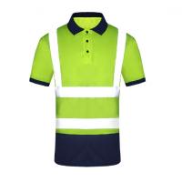 China Reflective PPE Safety Wear Road Work Manager Reflective POLO Shirt/T-Shirt Customizable Logo factory