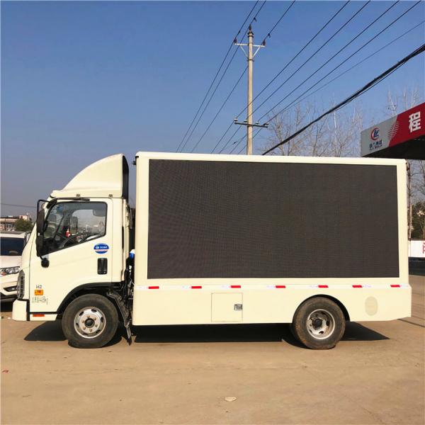 Quality P5 P6 P4 LED Screen Truck 3840*1728mm , Mobile LED Screen Trailer 102HP for sale