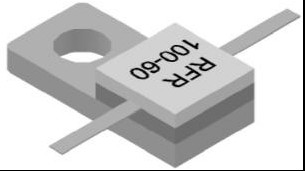 Quality 4ohm To 400ohm 60 Watt BeO 6*6mm Flange Resistor ODM for sale
