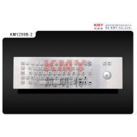 Quality 10mA EN55022 Industrial Metal Keyboard Rugged Metal Keyboard With Trackball for sale