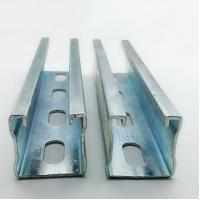 China 304 Stainless Steel Hot Rolled Channel Perforated HDG Unistrut Channel 41 X 41mm factory