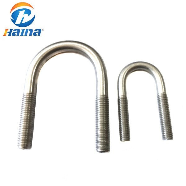 Quality 316L Square U DIN3570 A2 -70 Stainless steel U Bolts With hex Nut for sale