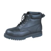 China Steel Toe MJ-8 Buffalo Leather Safety Shoes for Men Meeting CE EN 20345 Standards factory