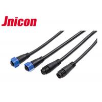 Quality Male Female Waterproof Data Connector Outdoor Cable Welding IP67 Jnicon 3 Pin for sale