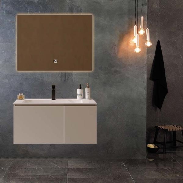 Quality Luxury 35-37 In Bathroom Vanity Floating Cabinet 70 kg with Sink for sale