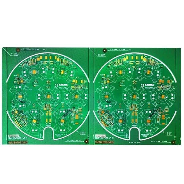 Quality 3.0mm 4 Layer Copper PCB Board Green ENIG Cu Base S1000-2M+3W/*k for sale