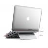 China 490g Silver Portable Foldable Laptop Stand 4mm Thick 14 Inch factory