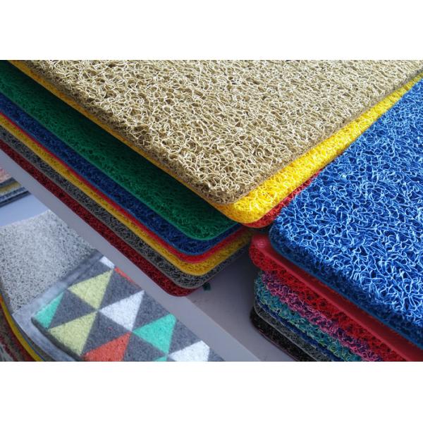 Quality 15 mm x 1.22m x 8 Solid Backing PVC Coil Mat , PVC Coil Carpet for sale