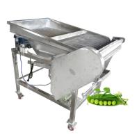 China Electric Pea Sheller Machine Green Soyabean Huller Machine Pea Sherlling Peeling Machine for Sale factory