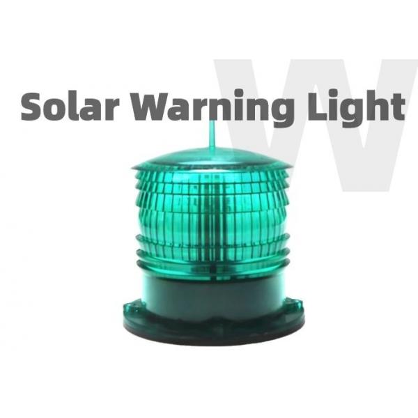 Quality Flashing Green Solar Obstruction Light LED FAA ICAO Low Power Consumption for sale