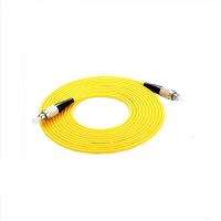 China FC UPC To FC PC Fiber Optic Patch Cord 9/125 Simplex 2.0 3.0mm Anti Shedding Cable for sale