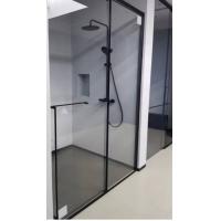 China Tempered Glass Bathroom Shower Room Wet Room Shower Screen Polished factory