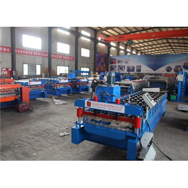 Quality Waterproof Steel Downspout Roll Forming Machine Hydraulic Motor High Speed for sale