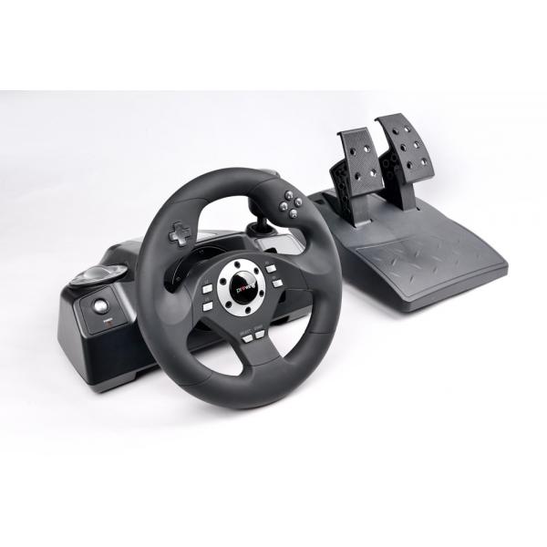 Quality Big Digital / Analog Video Game Steering Wheel And Pedals for sale