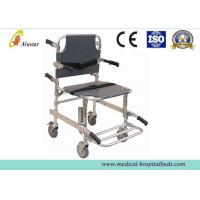 China 159kg Aluminum Alloy Medical Emergency Stair Folding Stretcher With Four Wheels ALS-SA132 factory