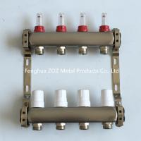 China Stainless Steel Radiant Floor Heating Manifold Set factory