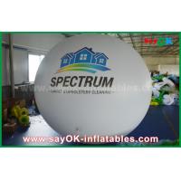 China Giant 2m DIA PVC White Inflatable Helium Balloon for Outdoor Advertising factory