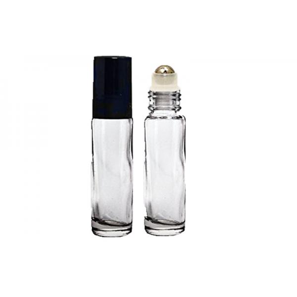 Quality 10ml 30ml Glass Roll On Perfume Bottles With Roll On Cap And Ball for sale
