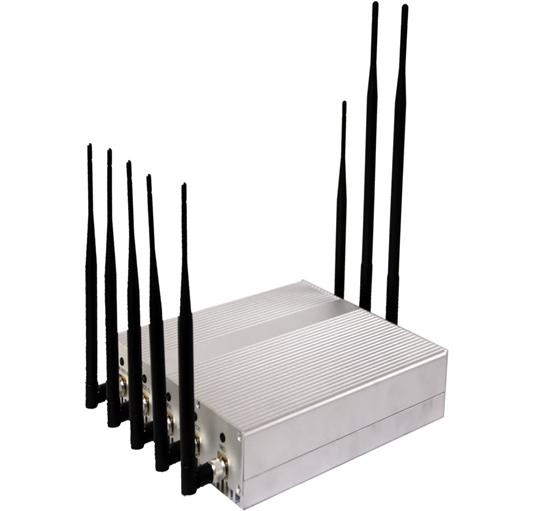 Quality 34dBm Remote Control Jammer 2G / 3G / 4G 30M Mobile Signal Blocker for sale