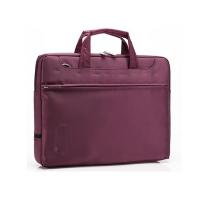 China Fashionable Womens Briefcase Messenger Bag / 16 inch Laptop Bag Purple for sale