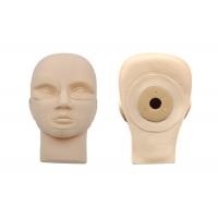 China Rubber Practice Mannequin Head With Demountable Eyes / Mouth For Beginner factory