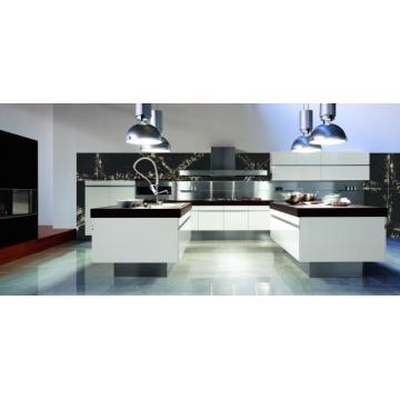 Quality Black Calacata Artificial Quartz Kitchen Countertop With Coherent Pattern for sale