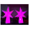 China Star Shape Inflatable Led Light , Inflatable Column For Outdoor Event Decoration factory