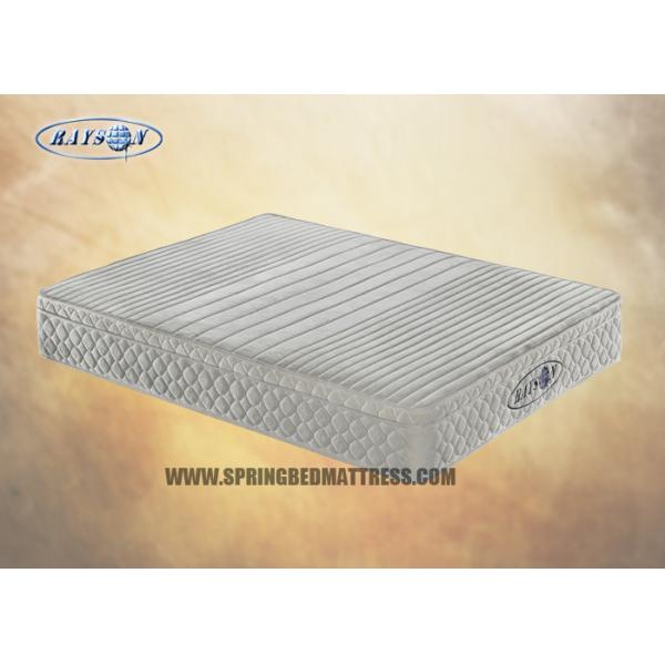 Quality White / Grey Fabric Memory Foam Bonnel Spring Mattress for Home for sale