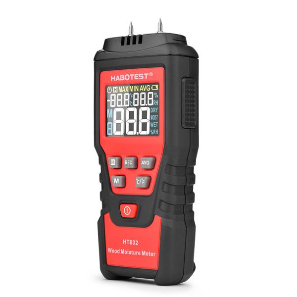 Quality 99.9% HT632 Humidity Tester Digital Wood Moisture Meter for sale