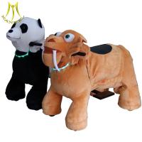China Hansel Cheap price plush electric animal carts battery car animal electric toy factory