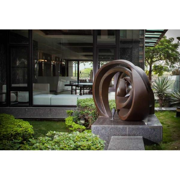 Quality Surface Painted Outdoor Bronze Sculpture , Customized Painted Bronze Yard Sculptures for sale