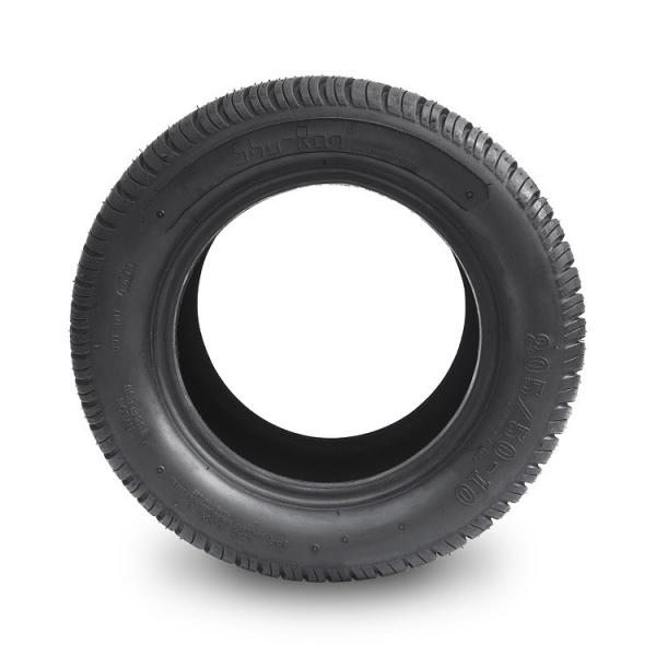 Quality Golf Cart 205/50-10 Street Tires Compatible with 10 Inch Wheels - No Lift for sale