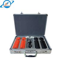 China Durable Stainless Steel Optical Trial Lens Set Box Plastic Rim Leather Case factory