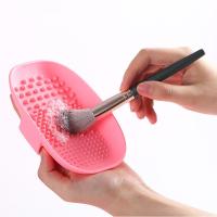 China Lash Blackhead Cleaning Eyelash Nose Silicone Makeup Brush Cleaner factory
