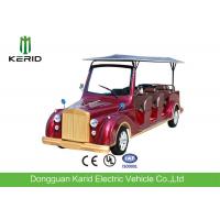 China Customized Color 11 Passengers Electric Sightseeing Bus With Classic Metal Structure for sale