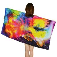 Quality 40x70 Sand Free Thin Microfiber Beach Towel For Swimming Pool for sale