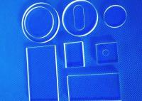 China High Precision Quartz Glass Sheet , Quartz Products Clear Color Convex Lens factory