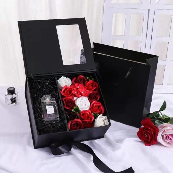 Quality Ribbon Bow Cardboard Gift Packaging Box Bulk Flower Boxes for sale